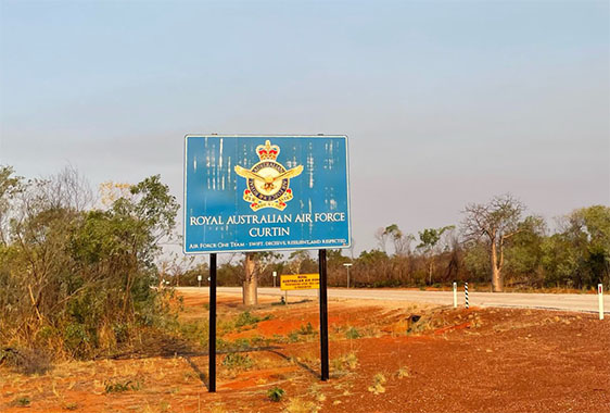 RAAF sign